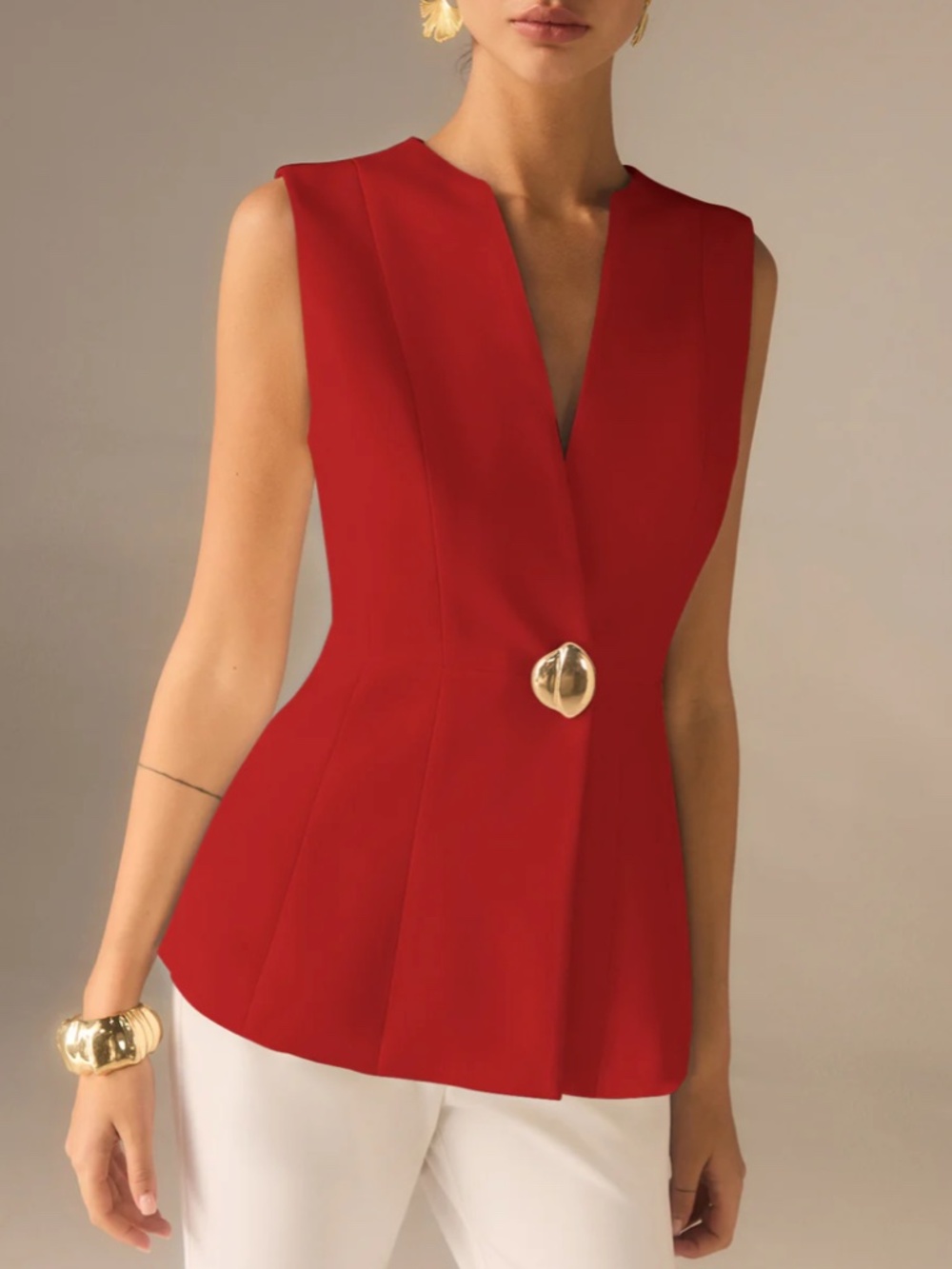 NWT - Red Vest